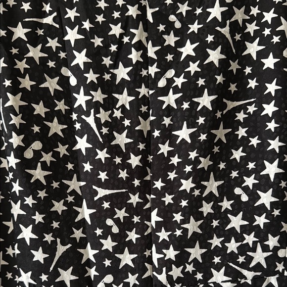 Karl Lagerfeld Black and White Star Print Dress, 1X - Picture 3 of 5